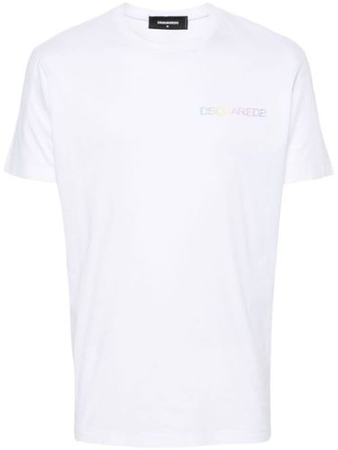 T-shirt en coton à logo imprimé - DSQUARED2 - Modalova