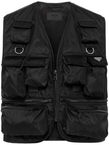 Prada gilet à poches cargo - Noir - Prada - Modalova