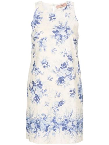 Robe courte à fleurs - TWINSET - Modalova