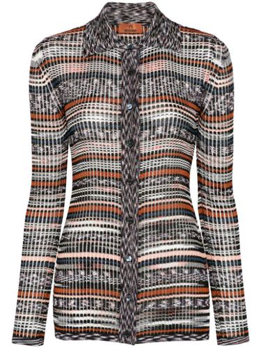 Chemise en intarsia à rayures - Missoni - Modalova