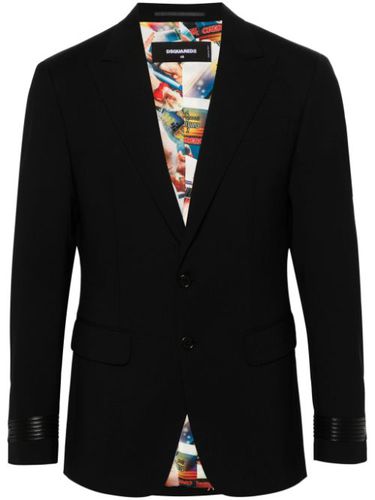 Blazer boutonné à revers pointus - DSQUARED2 - Modalova