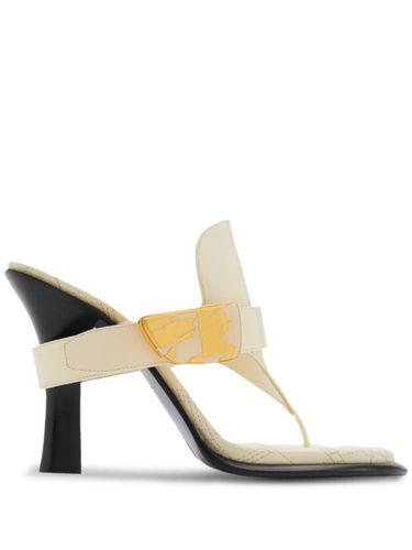 Mules Bay en cuir 100 mm - Burberry - Modalova
