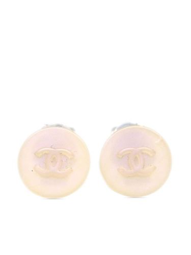 Boucles d'oreilles clip à logo CC (2000) - CHANEL Pre-Owned - Modalova