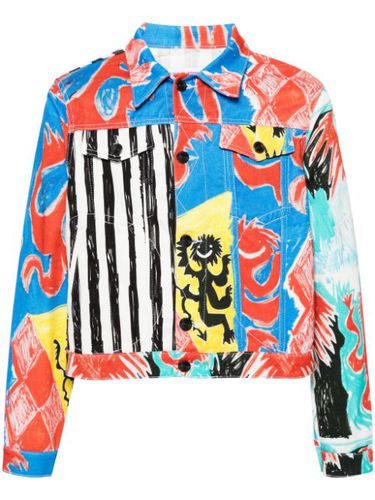 Veste en jean à imprimé graphique - Charles Jeffrey Loverboy - Modalova