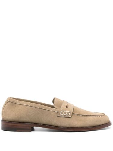 Mocassins en daim Perry à entaille penny - Manolo Blahnik - Modalova