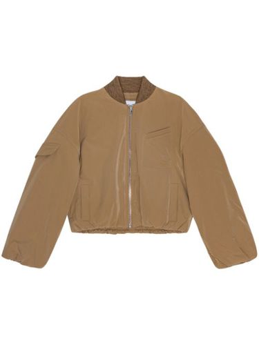 Veste bomber à logo brodé - GANNI - Modalova