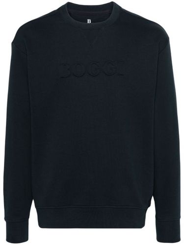 Sweat en coton à logo embossé - Boggi Milano - Modalova