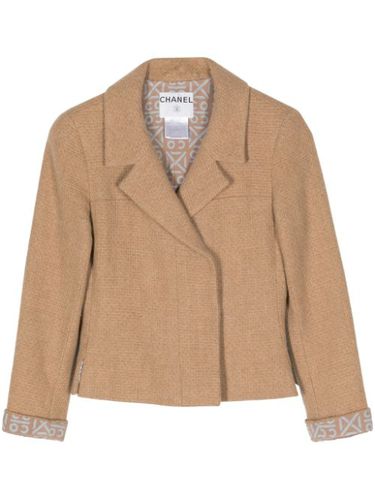 Blazer en cachemire à boutonnière croisé (2000) - CHANEL Pre-Owned - Modalova