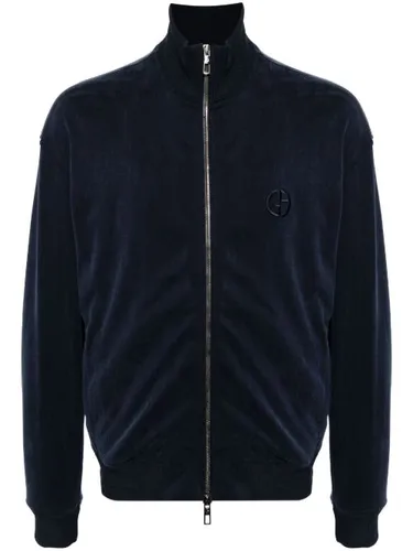 Veste de sport à logo brodé - Giorgio Armani - Modalova