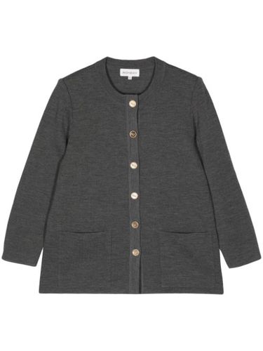 Cardigan en laine à col rond - Saint Laurent Pre-Owned - Modalova