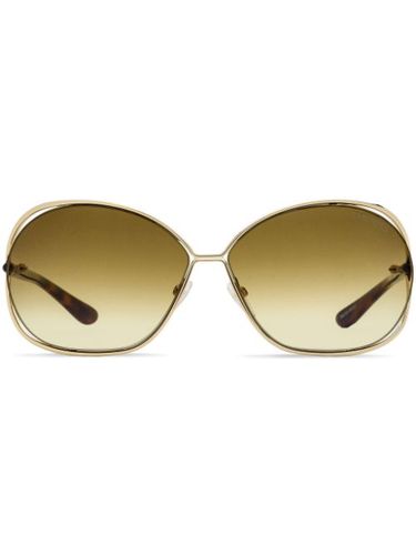 Lunettes de soleil à monture ronde - TOM FORD Eyewear - Modalova