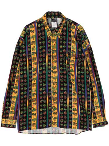 Chemise rayée en velours côtelé - Versace Pre-Owned - Modalova