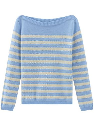 Pull en coton à rayures - Woolrich - Modalova