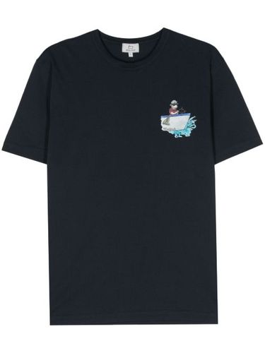 T-shirt en coton à logo imprimé - Woolrich - Modalova