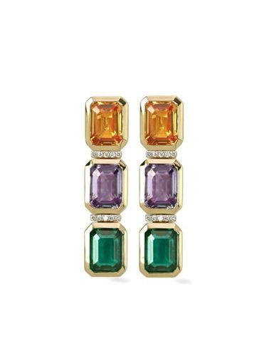 Boucles d'oreilles pendantes Nexus Trio en 14ct - Lark & Berry - Modalova