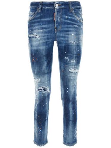 Jean Cool Girl à effet usé - DSQUARED2 - Modalova