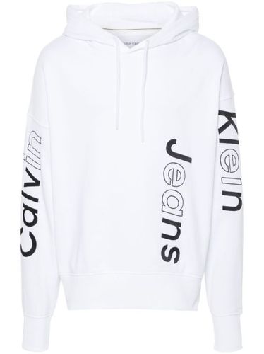 Hoodie en coton à logo brodé - Calvin Klein - Modalova