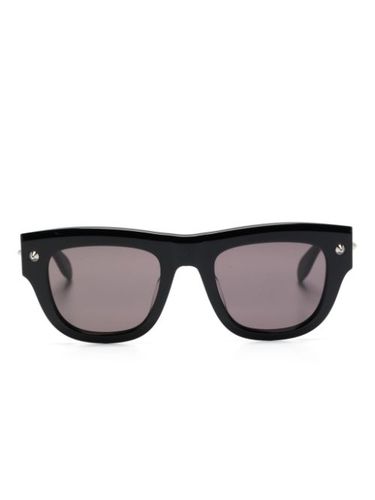 Lunettes de soleil à détails de clous - Alexander McQueen Eyewear - Modalova