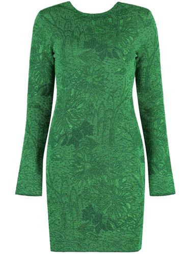 Robe courte à fleurs en jacquard - Givenchy - Modalova