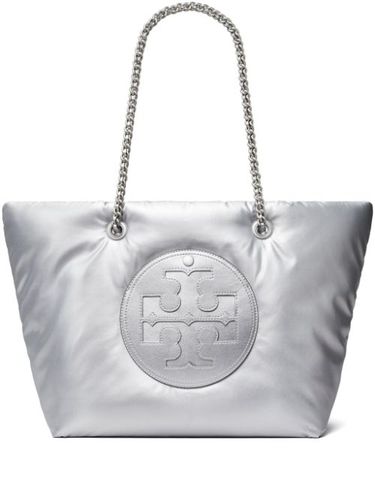 Sac cabas Ella Chain Soft métallisé - Tory Burch - Modalova