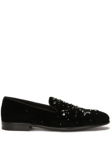 Chaussons à ornements en cristal - Dolce & Gabbana - Modalova