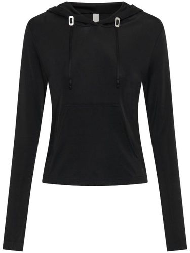 Hoodie Lustrous Shrunken à lien de resserrage - Dion Lee - Modalova