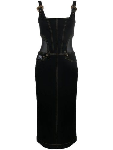 Robe en jean à coutures contrastantes - Versace Jeans Couture - Modalova