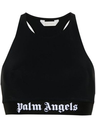 Haut crop à bande logo - Palm Angels - Modalova