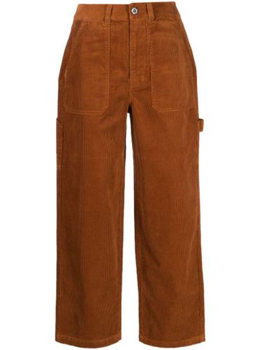 Pantalon en velours côtelé à coupe droite - CHOCOOLATE - Modalova