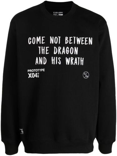 Izzue sweat à slogan brodé - Noir - izzue - Modalova
