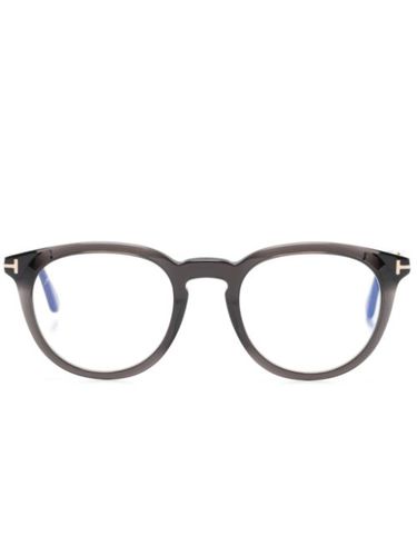 Lunettes de vue rondes à logo gravé - TOM FORD Eyewear - Modalova