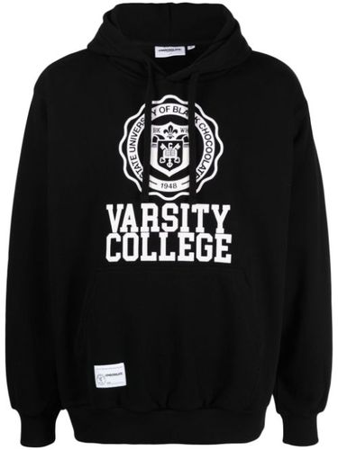 Hoodie Varsity en polaire - CHOCOOLATE - Modalova