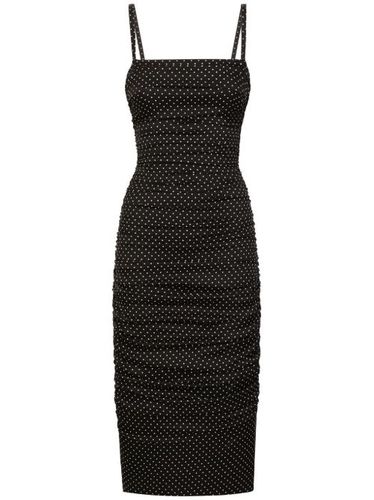 Robe mi-longue à pois - Dolce & Gabbana - Modalova