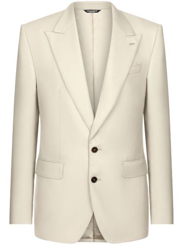 Blazer boutonné à revers pointus - Dolce & Gabbana - Modalova