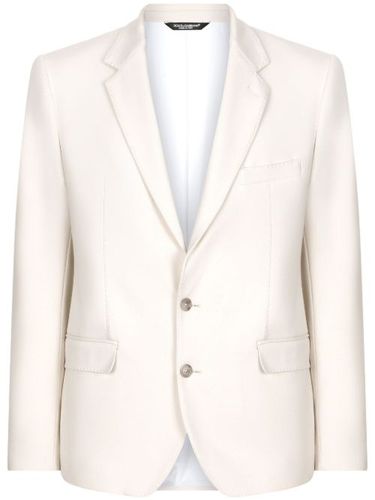 Blazer à revers crantés - Dolce & Gabbana - Modalova