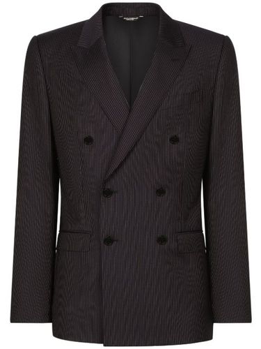 Costume rayé à veste croisée - Dolce & Gabbana - Modalova