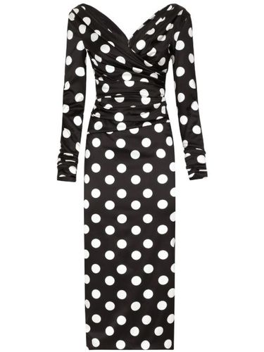 Dolce & Gabbana robe à pois - Noir - Dolce & Gabbana - Modalova