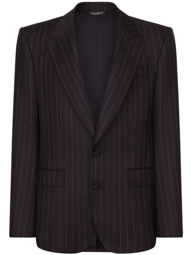 Blazer boutonné à rayures - Dolce & Gabbana - Modalova
