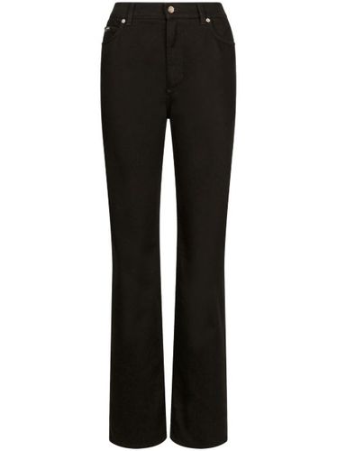 Jean ample à patch logo - Dolce & Gabbana - Modalova