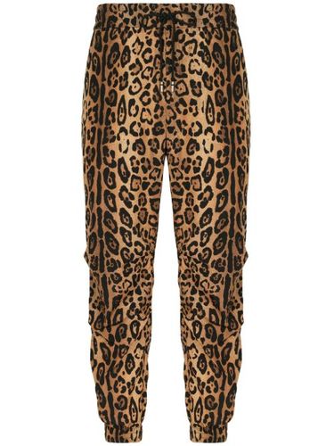 Pantalon de jogging à imprimé léopard - Dolce & Gabbana - Modalova
