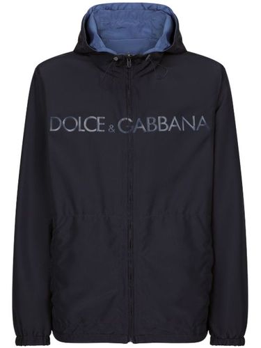 Parka réversible à logo imprimé - Dolce & Gabbana - Modalova
