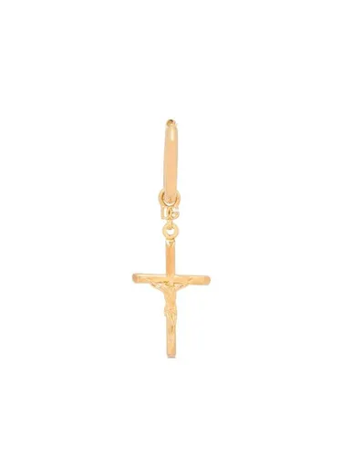 Boucle d'oreille à pendentif croix - Dolce & Gabbana - Modalova