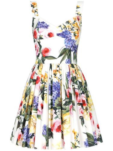 Robe courte à fleurs - Dolce & Gabbana - Modalova