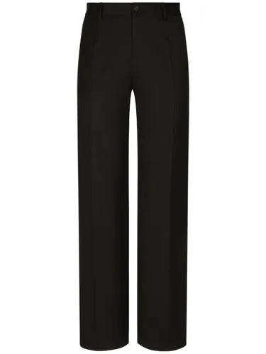 Pantalon en laine à coupe droite - Dolce & Gabbana - Modalova