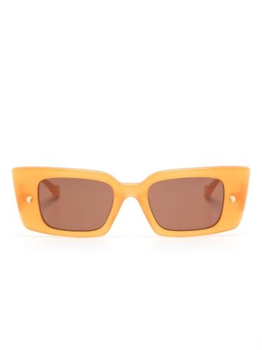 Lunettes de soleil à monture rectangulaire - Nanushka - Modalova
