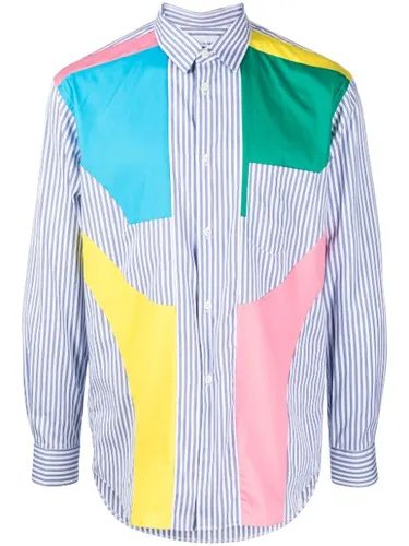 Chemise rayée à design patchwork - Comme Des Garçons Shirt - Modalova
