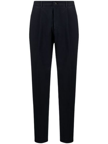 Pantalon fuselé à design plissé - Dell'oglio - Modalova