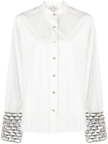 Chemise à poignets ornés de sequins - Forte Forte - Modalova