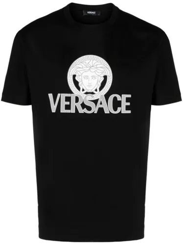 T-shirt Medusa à logo imprimé - Versace - Modalova