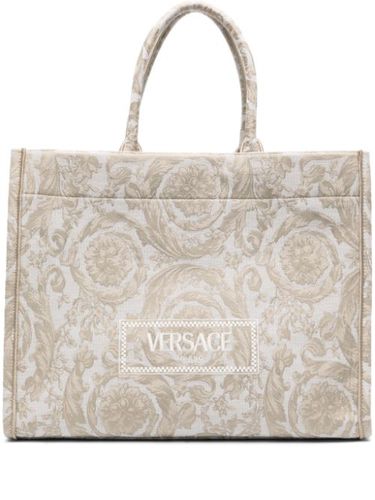 Grand sac à main Barocco Athena en jacquard - Versace - Modalova